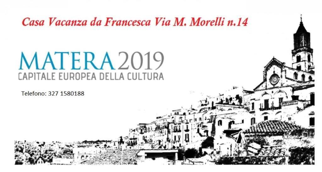Appartamento Da Maria Francesca Matera Exteriér fotografie